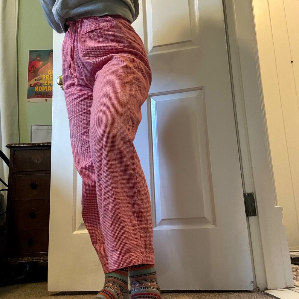 Mezzanotte checkered relaxed stylish pants